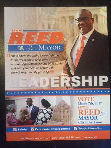 Lewis Reed campaign flier (Toronto)