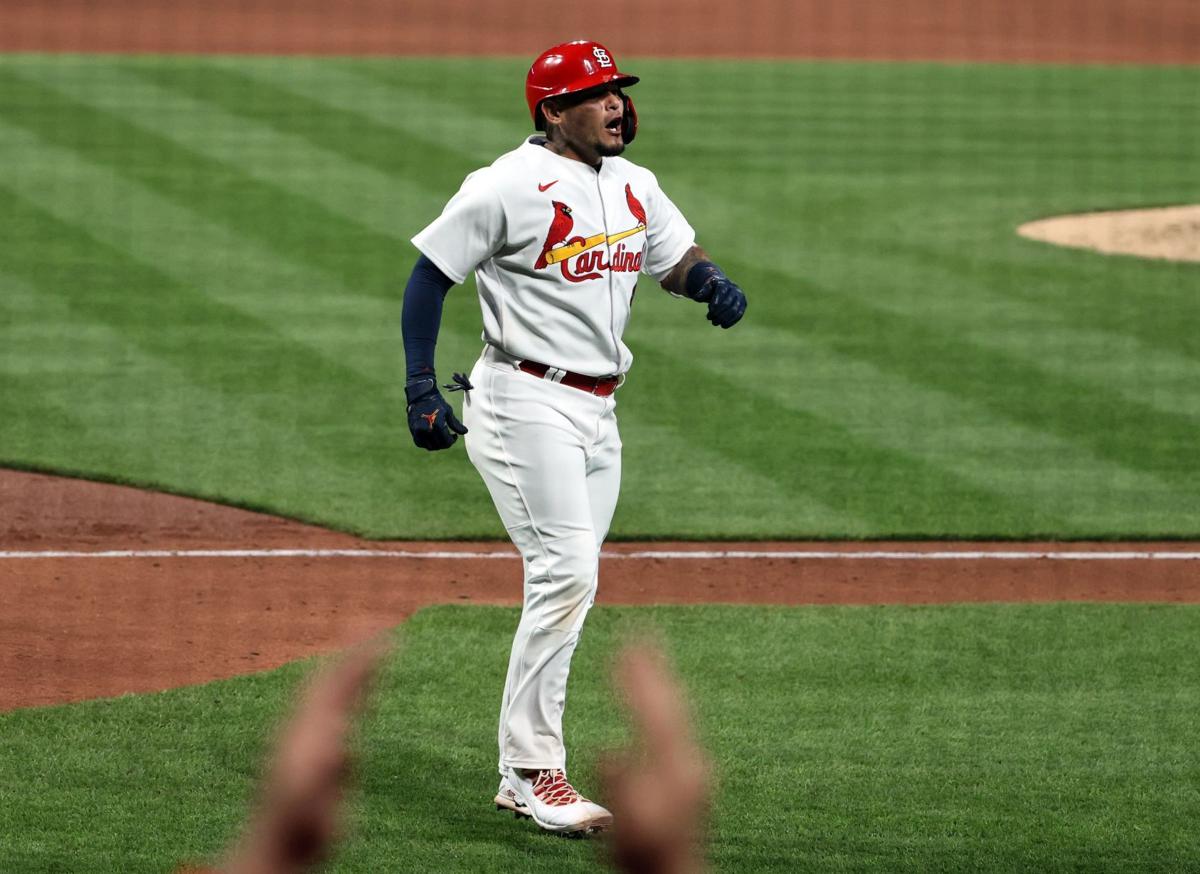 Cards' Molina catches Mikolas in a camp game