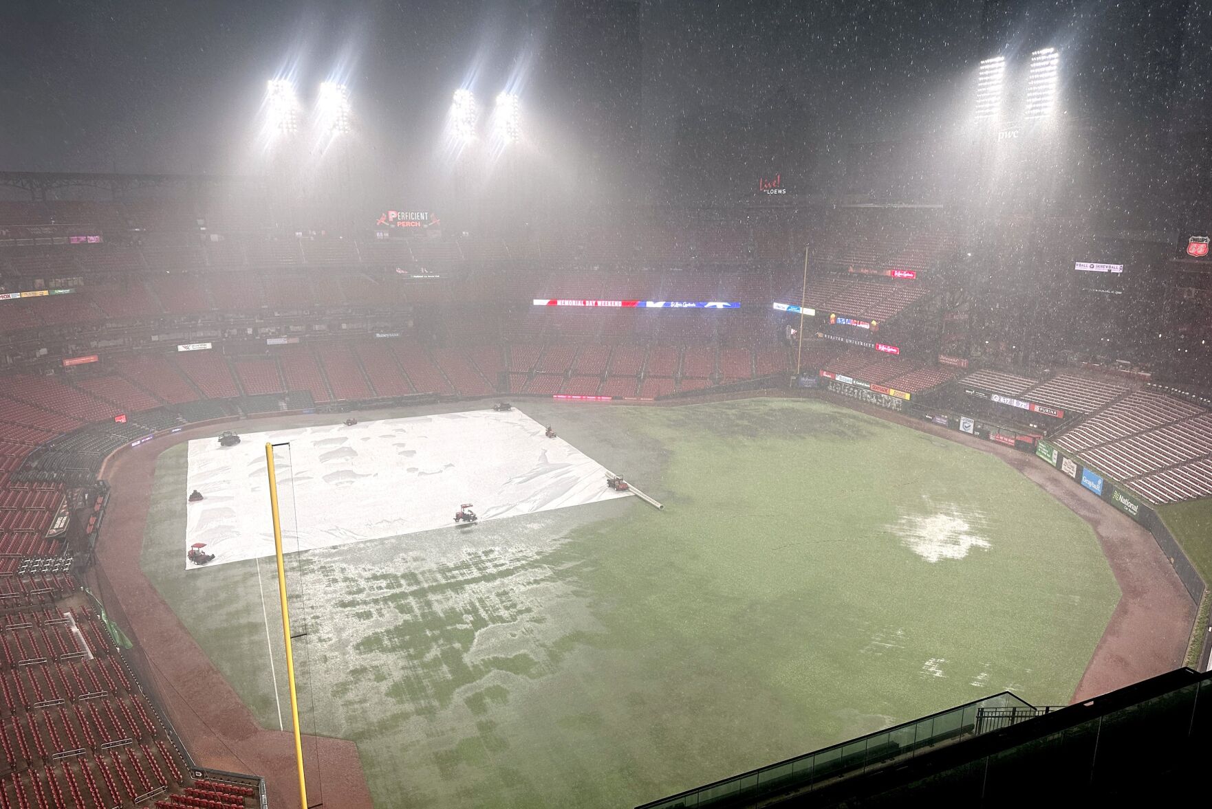 Intense storm brings possible tornado, downs trees and power lines
