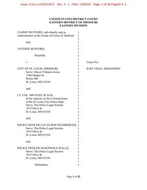 Cortez Bufford lawsuit