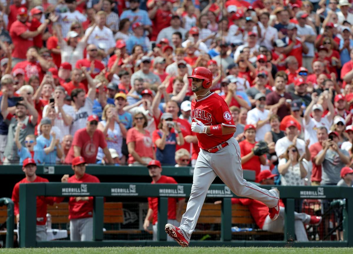 Albert Pujols back at Angels camp as a guest instructor