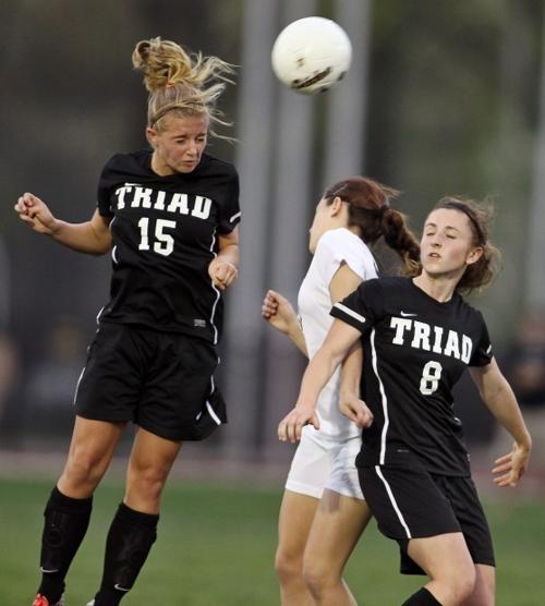 Granite City Gets Big Goals Clutch Stops In Showdown With Triad Girls Soccer Stltoday Com