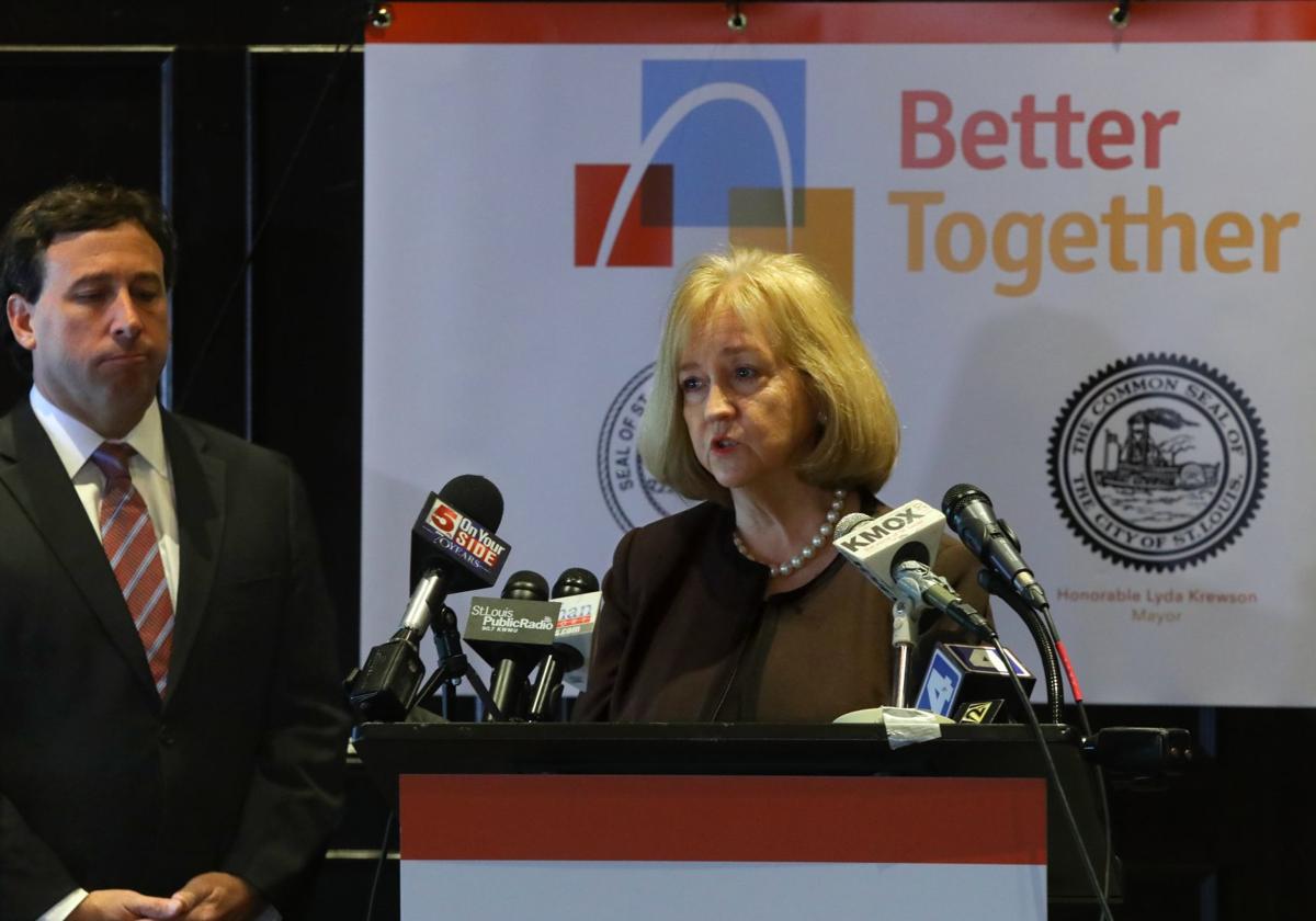 Krewson, Stenger move closer to city-county merger plans
