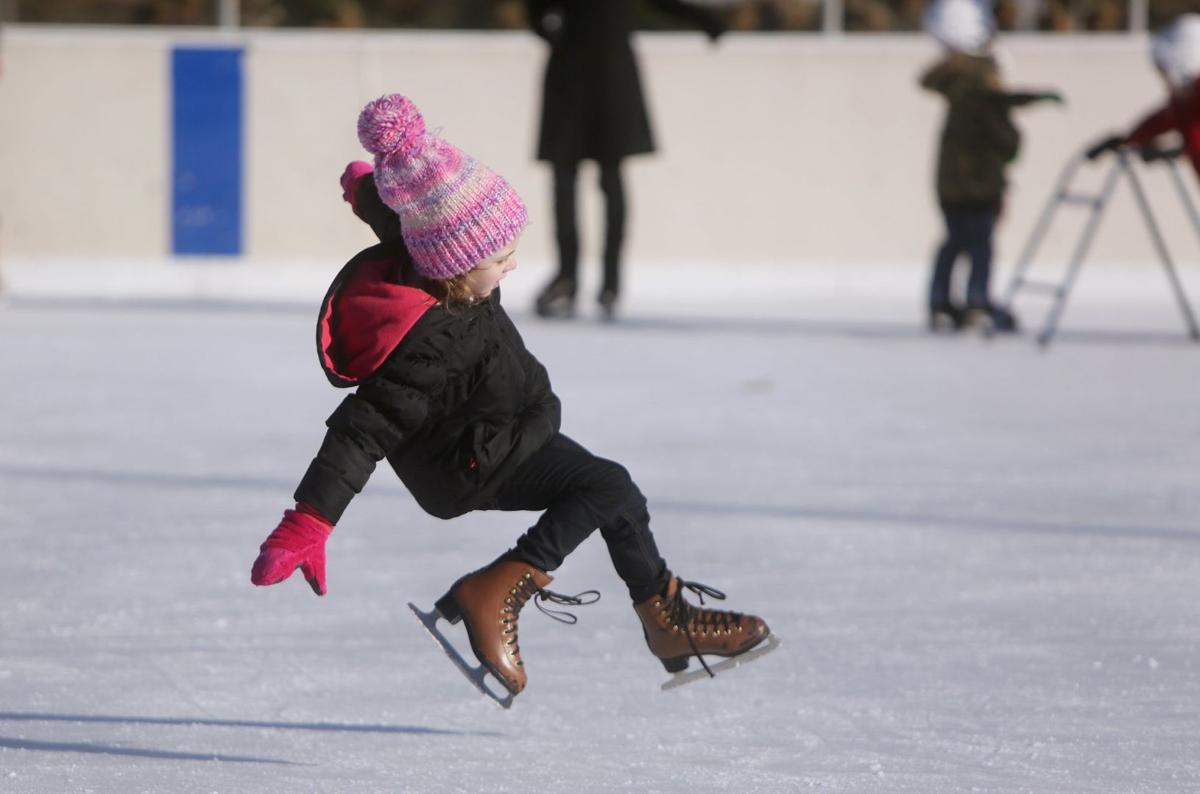 Skaters hit the ice at Shaw Park Ice Rink Multimedia