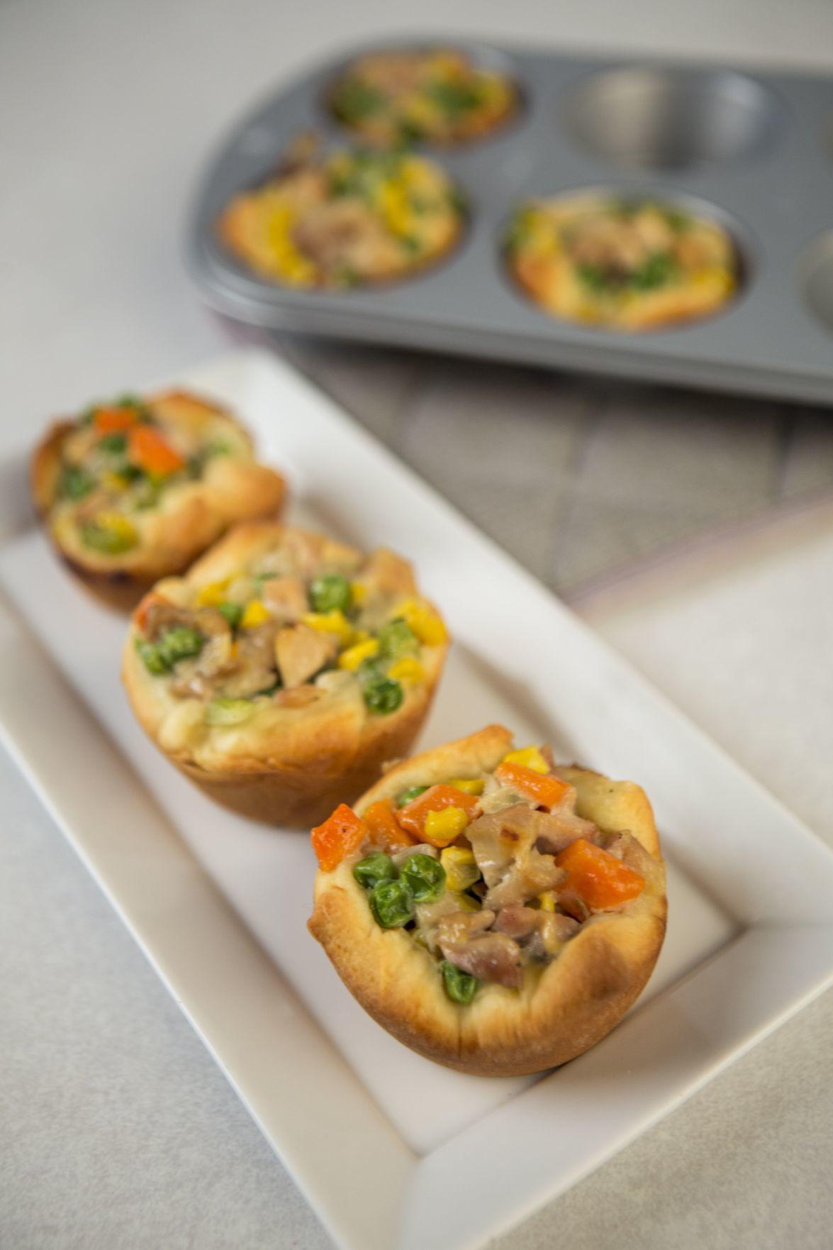 RECIPE Chicken Pot Pie Cups