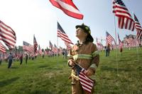 9/11 10th anniversary memorial service on Art Hill in St. Louis