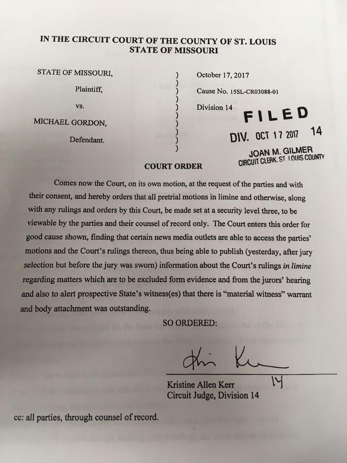 Judge reverses order sealing files in case of man charged with killing