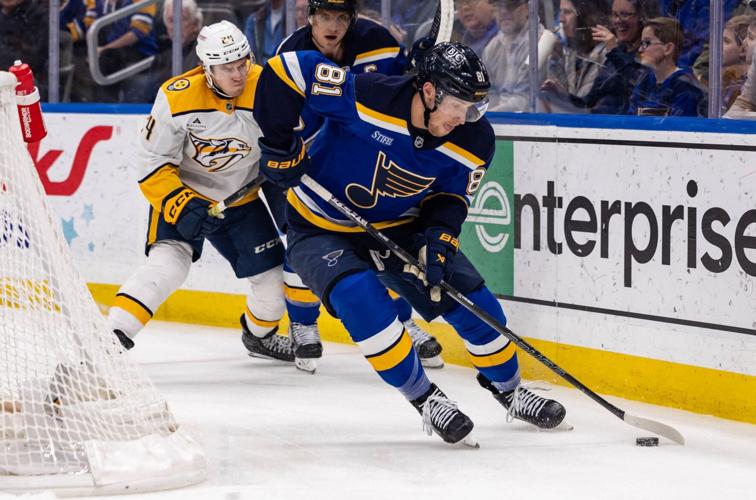 Blues take on Nashville Predators