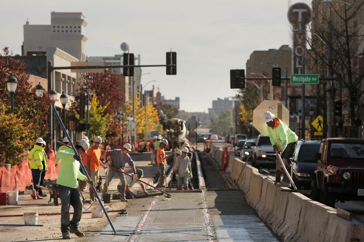 Loop Trolley construction