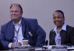 Budget allocation procedures in dispute at police board meeting