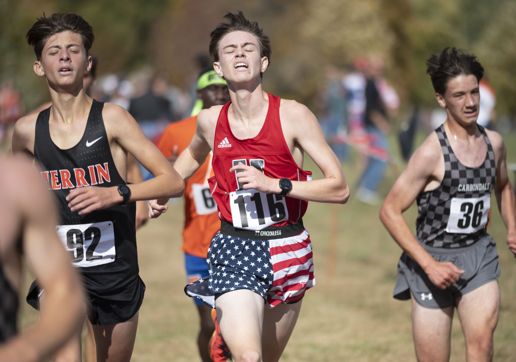 Class 2A Highland Regional, boys race