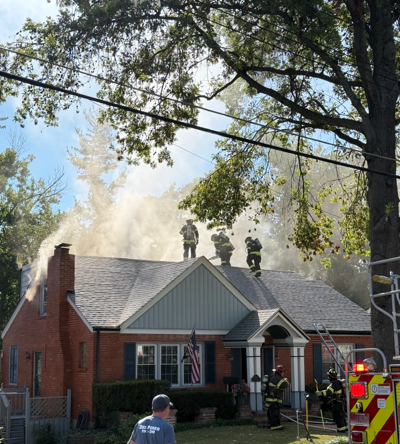 Firefighters battle fire at Kirkwood home after tree limbs downed power line