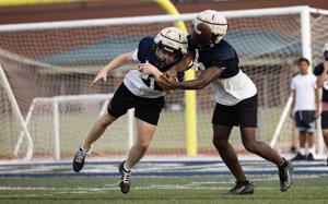 Timberland football practice