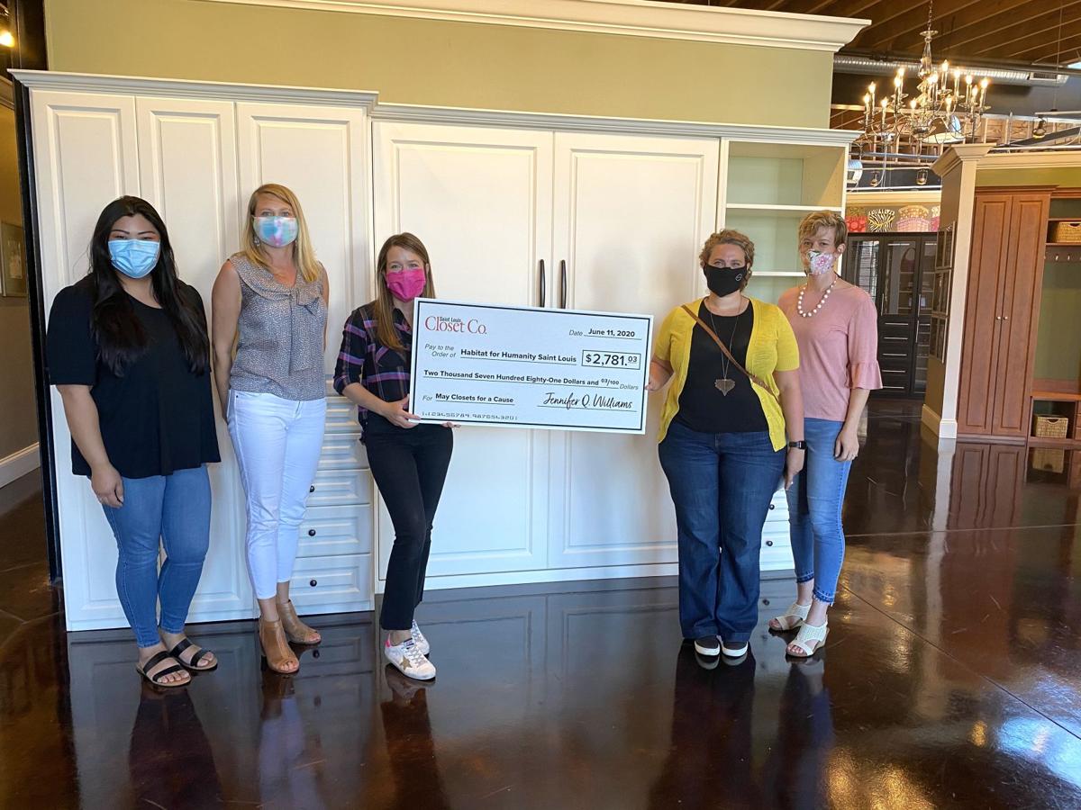Giant check for $2,781