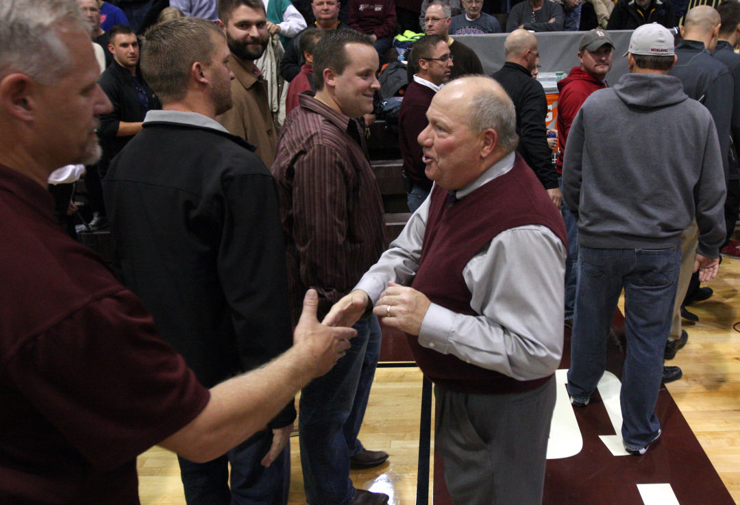 St Charles West Honors Venerable Coach Hollander In Court Naming