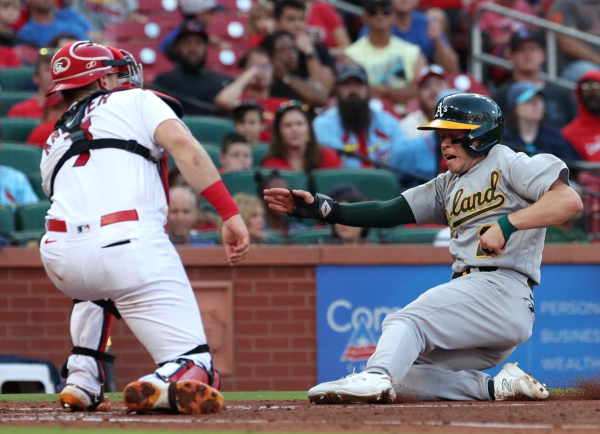 MLB's Lars Nootbaar Crumples In Pain After Fouling Ball Into Groin, Leaves  Game