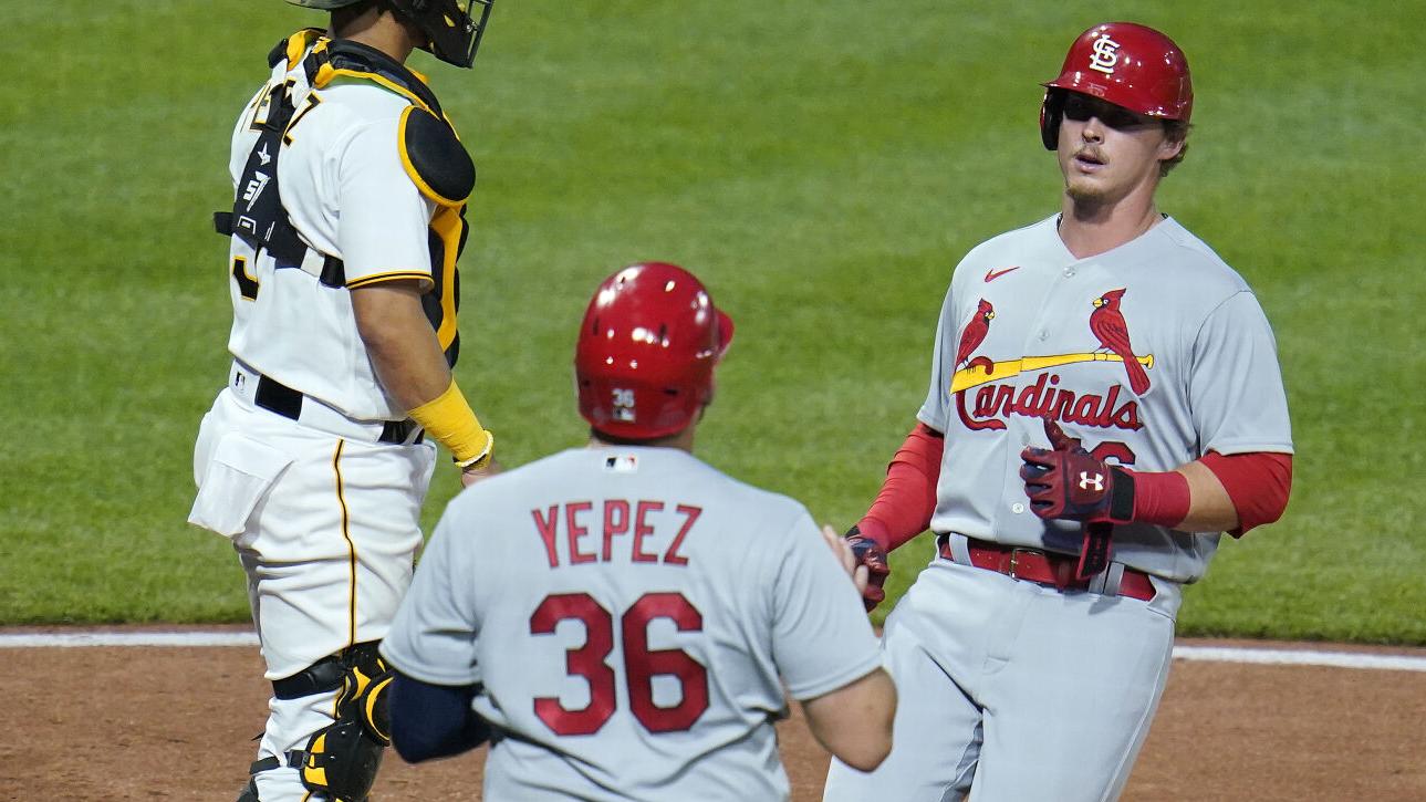 Cardinals, not successful with home runs, play little ball to beat Pirates 5-3