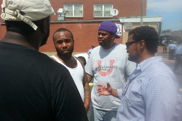 Antonio French on scene of officer-involved fatal shooting in St. Louis