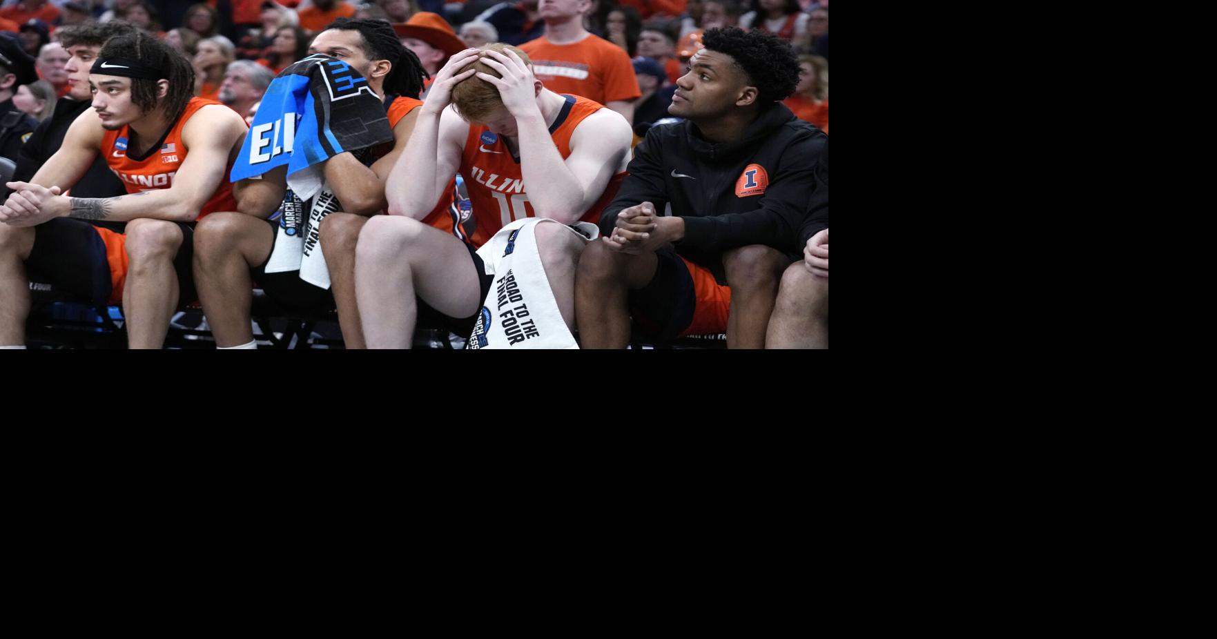 Illinois' Final Four hopes evaporate in second-half collapse against UConn