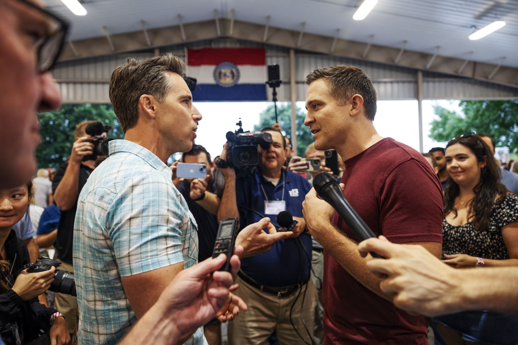 Lucas Kunce Hammers Josh Hawley At St. Louis Rally