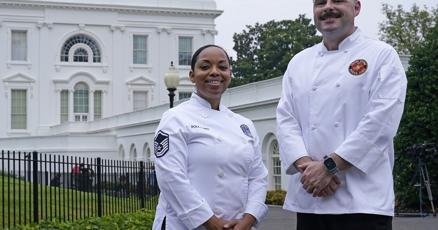 Jill Biden hosts military chefs crowned Chopped champs for July 4 guest stint at White House Jill Biden hosts military chefs crowned Chopped champs for July 4 guest stint at White House