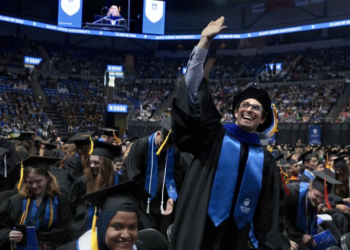SLU commencement ceremony highligted with speech by director James Gunn