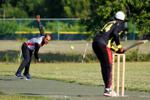 A cricket match