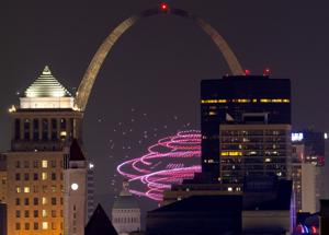 Fireworks over St. Louis
