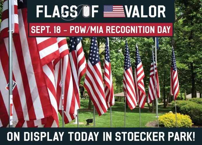 Flags of Valor on Display for POW/MIA Recognition Day on Sept. 18