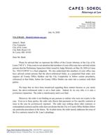 Read the July 16 cease-and-desist letter to then-City Counselor Julian Bush