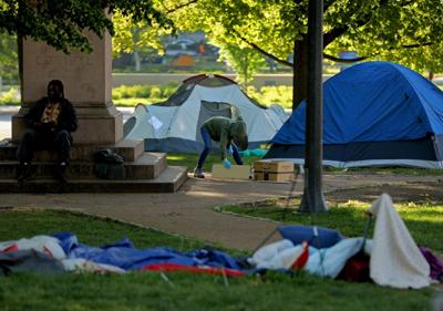 St. Louis city to end ecampment of homeless downtown