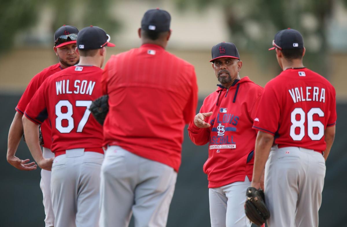 Cardinal's first fullsquad workout at spring training St. Louis