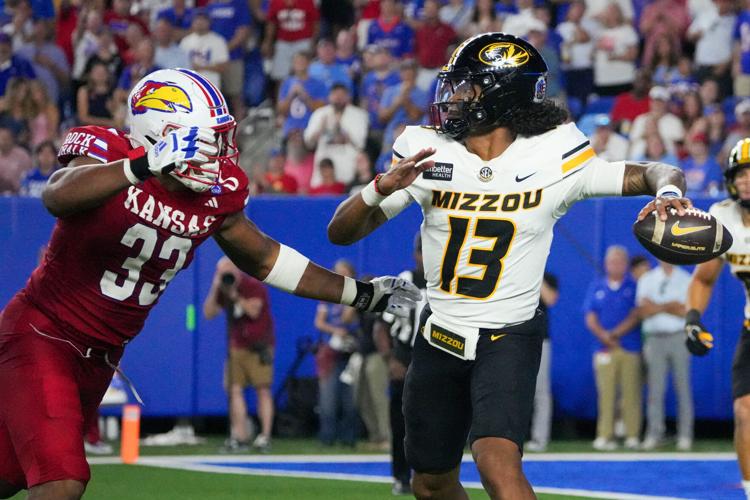 NCAA Football: Missouri at Kansas