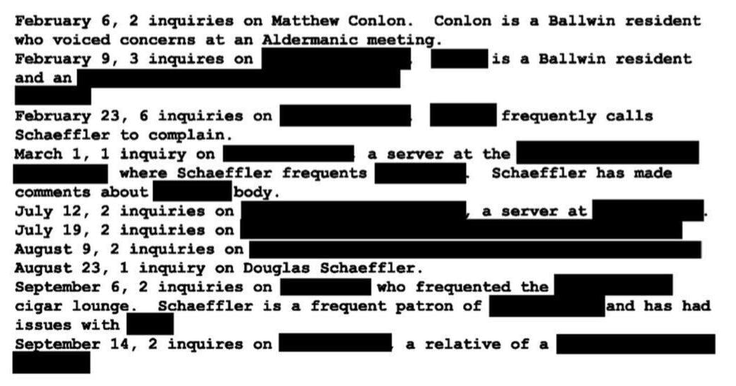 Former alderman who reported alleged violations of law wonders why prosecutors never got involved?
