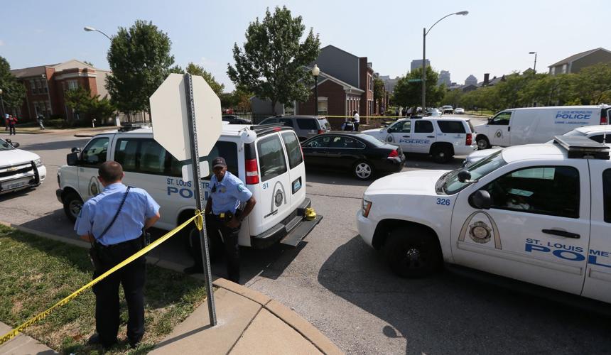 Police officers shot north of downtown St. Louis