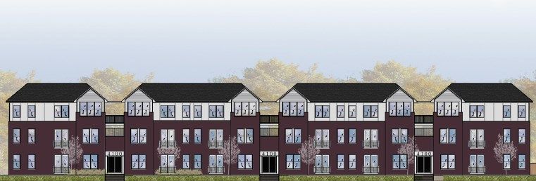 Rendering of planned DeTonty apartments