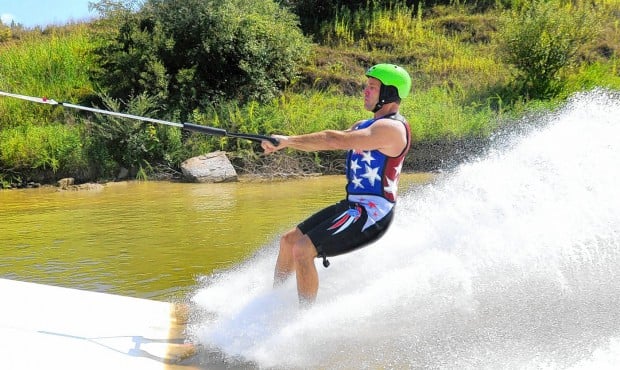 Collinsville man is barefoot water-skiing champ