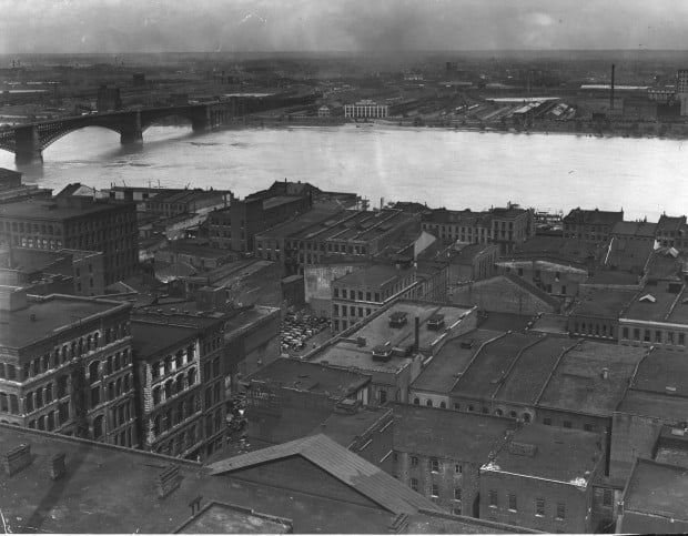 St. Louis riverfront district 