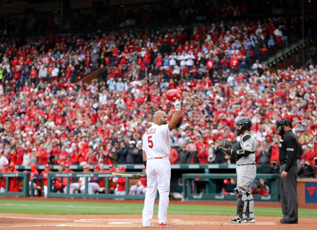 Edgar Renteria/ Scott Rolen (Jersey)/ Albert Pujols St Louis Cardinals