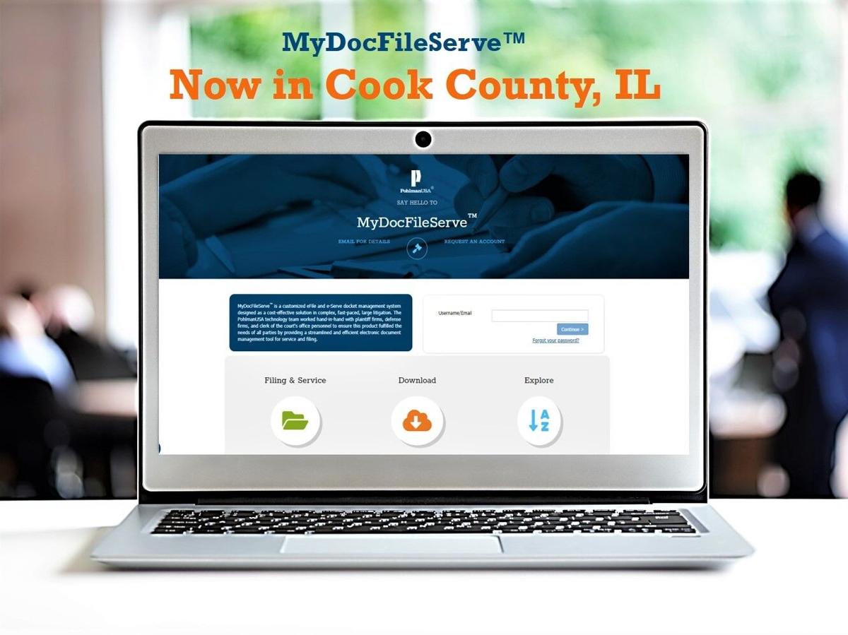 MyDocFileServe(tm) expands eFile and eService into Cook County, IL.