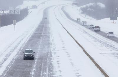 Overnight snowfall adds to Saturday’s total