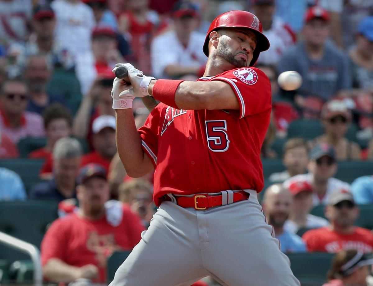Albert Pujols back at Angels camp as a guest instructor