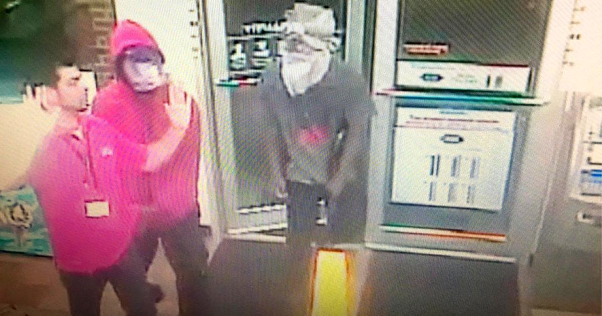 Surveillance Shows Wild Altercation At Gas Station In Belleville Masked men rob gas station near Belleville at gunpoint