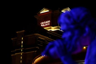FILE PHOTO: Caesars Palace Las Vegas Hotel and Casino is seen on the Las Vegas Strip in Las Vegas, Nevada, U.S. February 26, 2018. Picture taken February 26, 2018. REUTERS/Darrin Zammit Lupi/File Photo