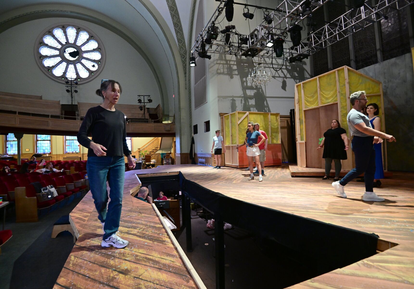 Union Avenue Opera play rehearsal