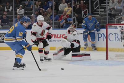 The 51 Blues host the Ottawa Senators in a preseason game