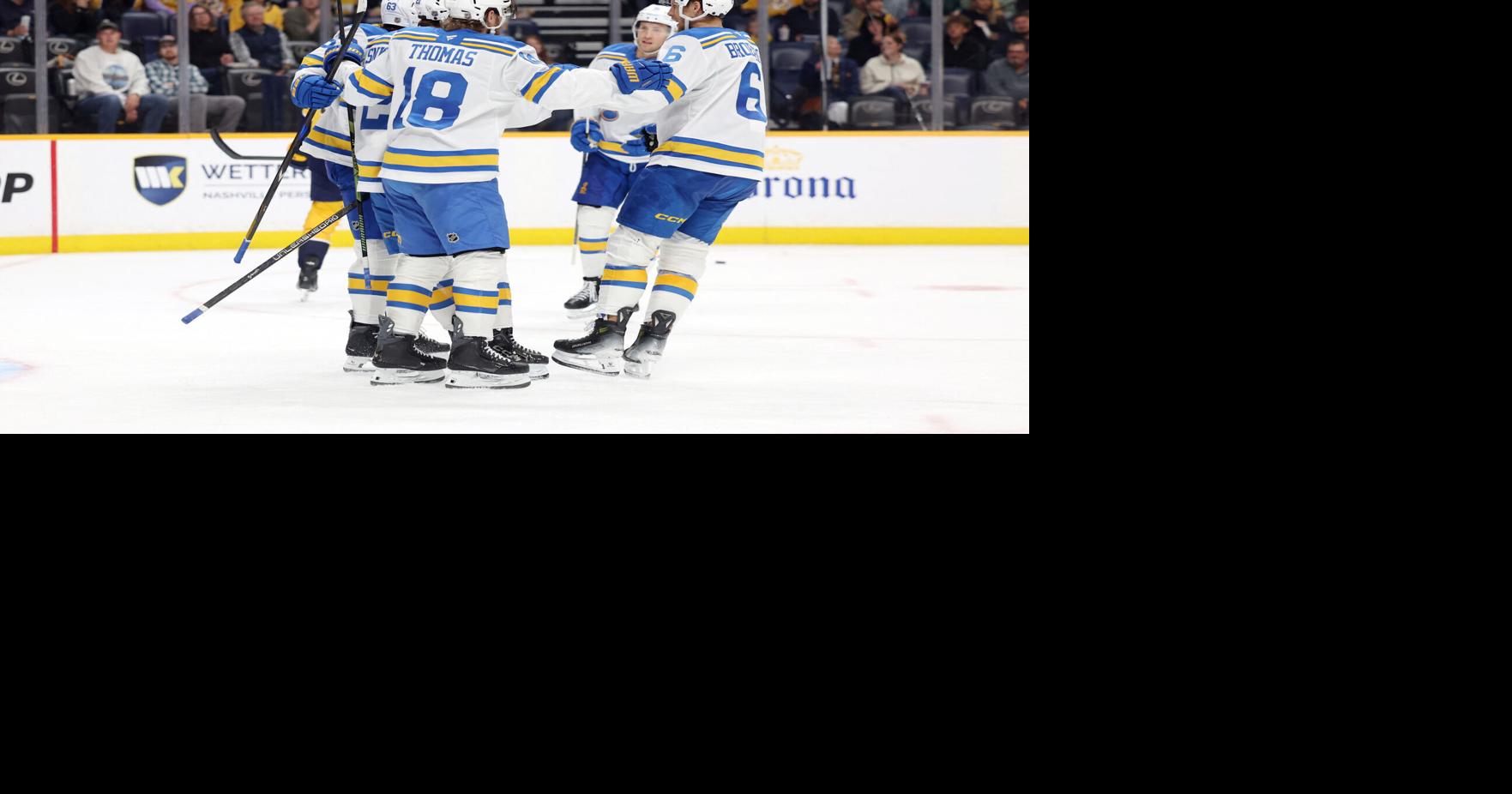 Photos: Blues fall 5-2 to Predators in Nashville