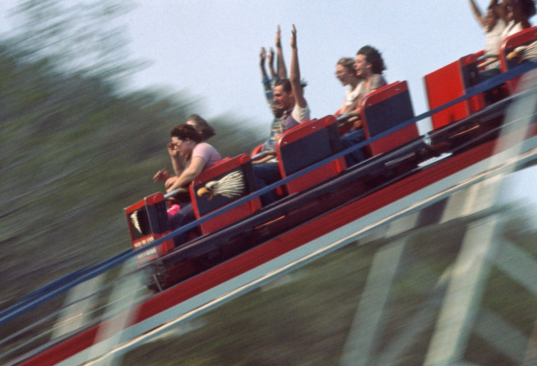 Whoosh The day the Screamin Eagle made its Six Flags debut