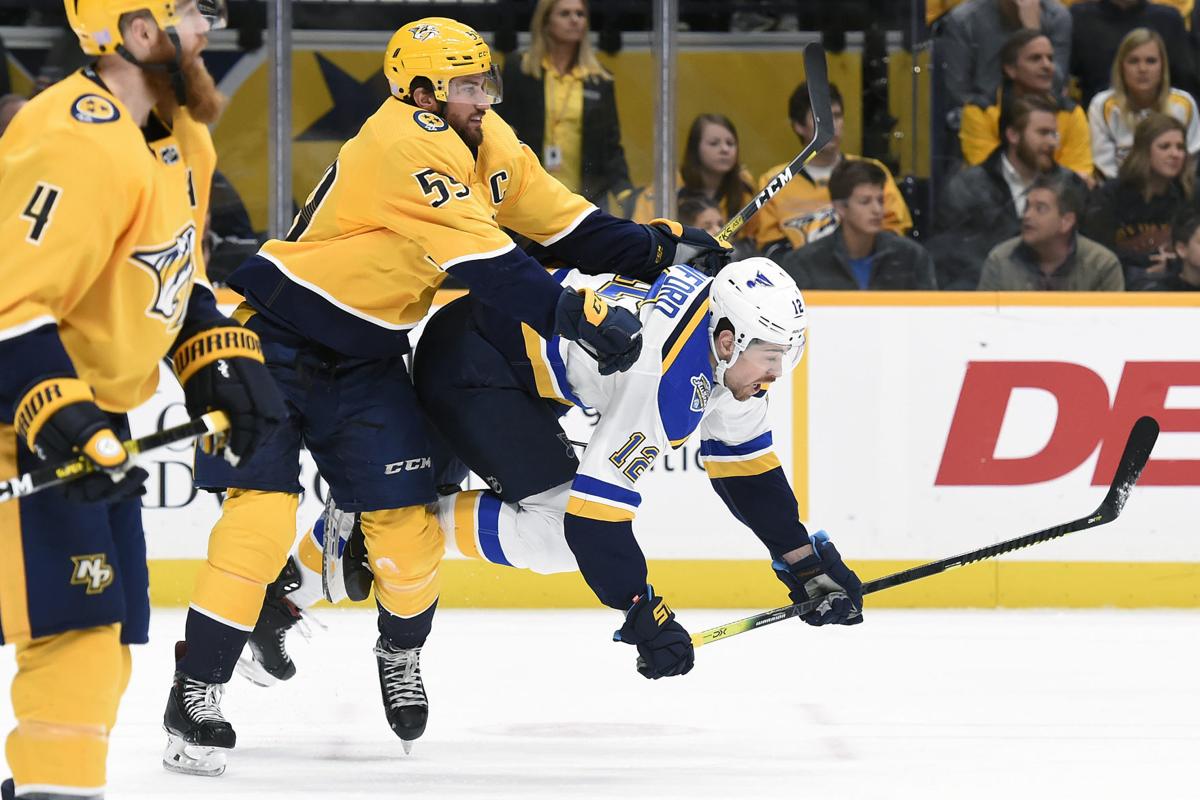 Blues Predators Hockey