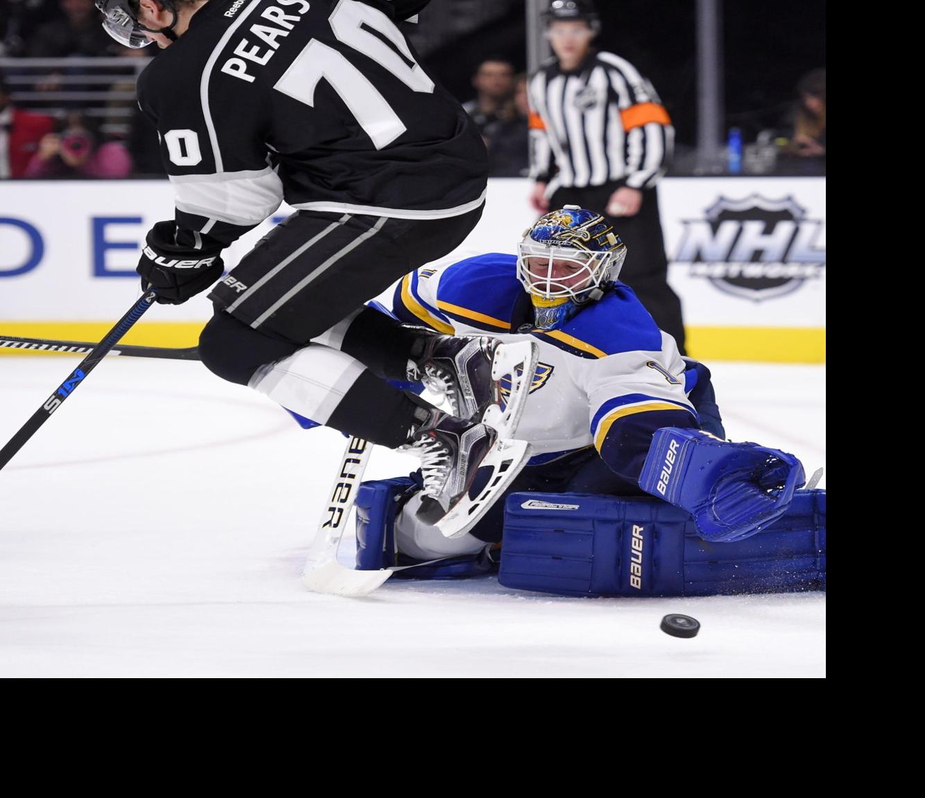 Blues top Kings as Drew Doughty misses game with knee injury